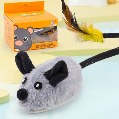 4-Way Remote Control Flocking Mouse Toy